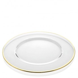 IVV Aria Charger Plate/아이비비 아리아 클리어 골드라인 쇼플레이트 32cm